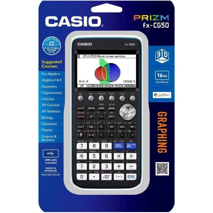 

Terlaris Casio Color Graphing Calculator Fxcg50/Kalkulator Fx Cg50 Ready Stok