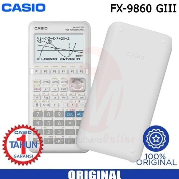 

Terlaris Kalkulator Casio Fx 9860-Giii-Sd Graphic Scientific Ilmiah Ready Stok