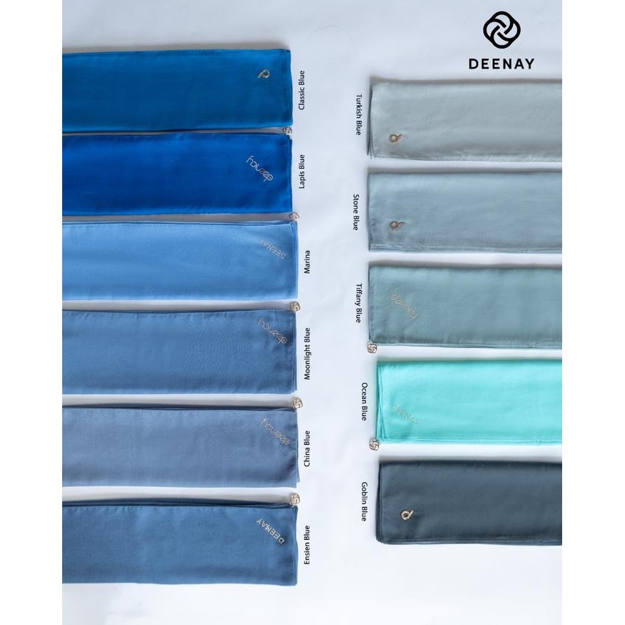 Kerudung Deenay Polos New Logo Terlaris Best Quality Asli 100% Original