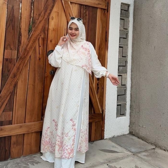 Shellaa Dress Cringkel MIX Ceruti Babydoll Premium By Mdhomefashion Ceruty Mewah Motif