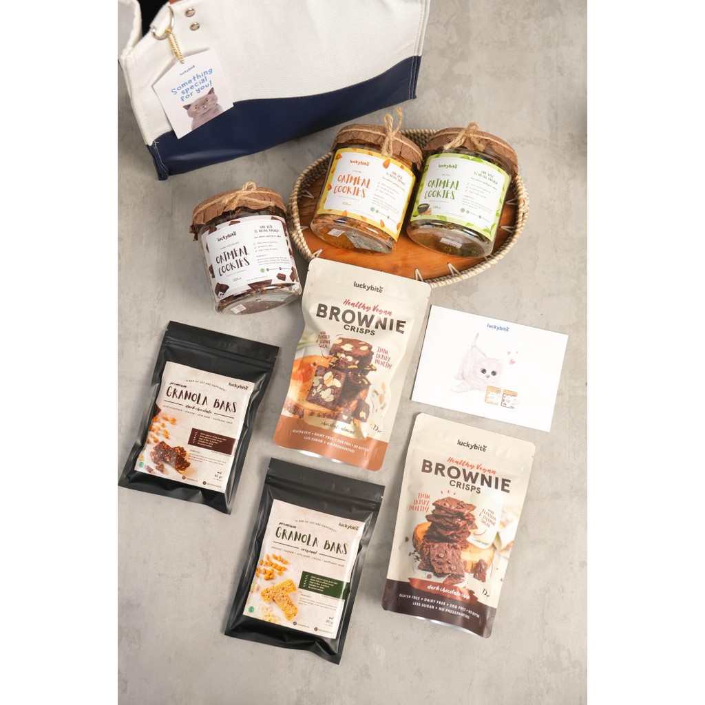 

HAMPERS / PARCEL / KADO - PREMIUM CANVAS BAG / TAS CANVAS - LUCKYBITE