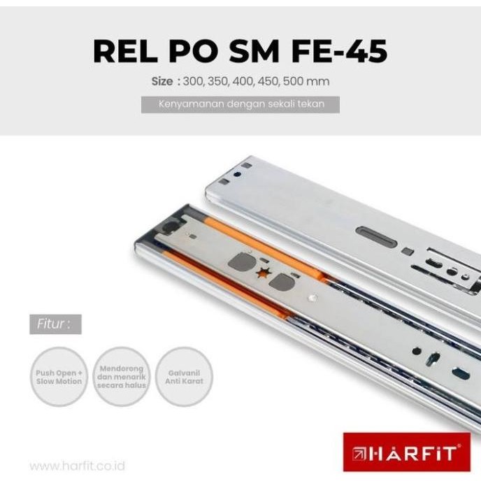 Sale Rel Laci Double Track Harfit Push Open Slow Motion