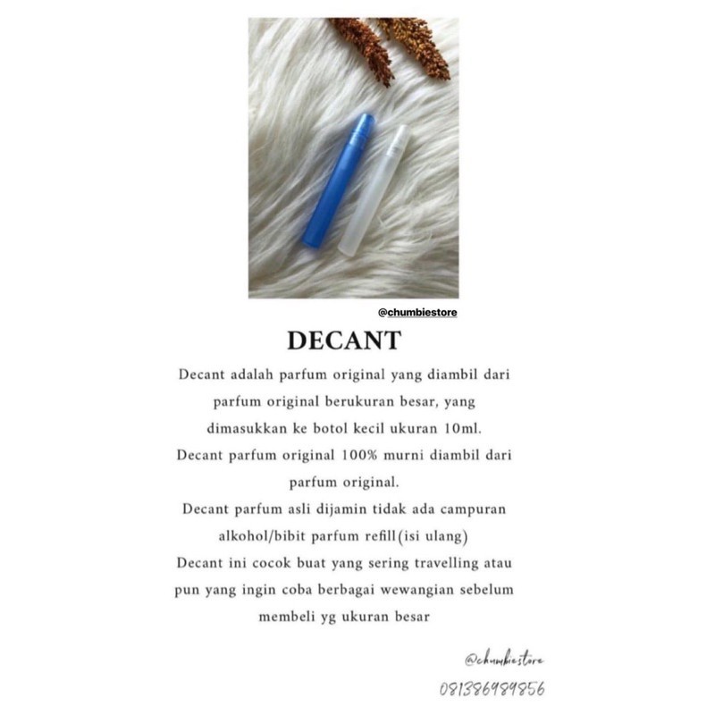 Ready Stock decant PDM Herod edp Siap Kirim
