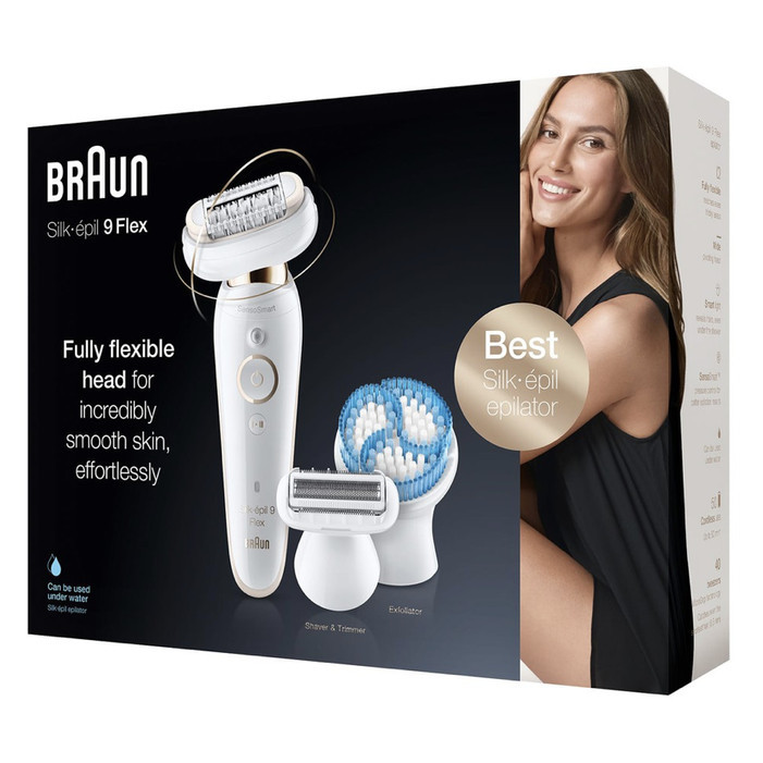 

Braun Silk Epil 9 Flex 9030 Epilator with Flexible Head Hair Removal