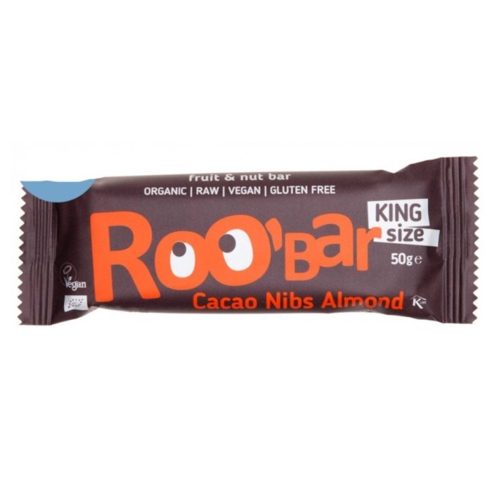 

Roobar Organic Cc Nibs And Almonds 50 G