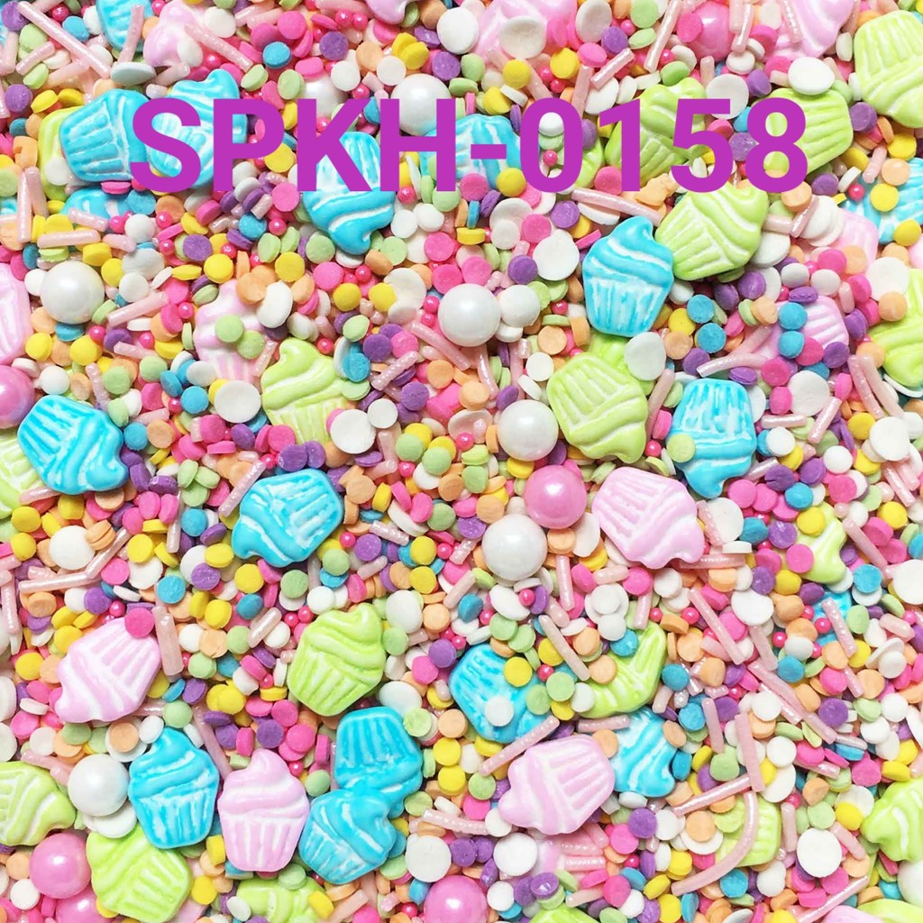 

SPKH-0158 Sprinkles sprinkle sprinkel 500gr cupcake warna pastel (SPRINKLES)