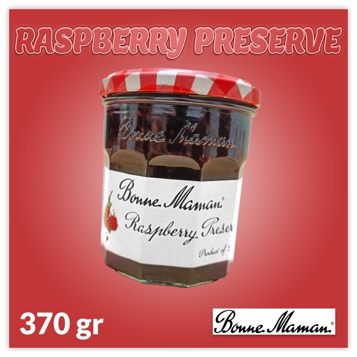 

BONNE MAMAN RASPBERRY JAM - 370 GR