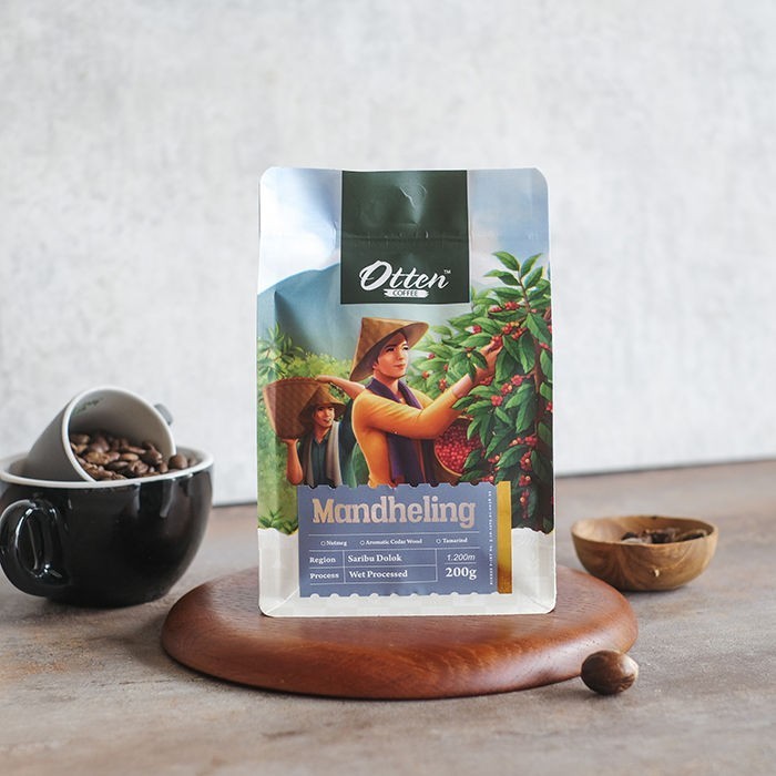 

KOPI ARABICA MANDHELING 200G - BIJI BUBUK KOPI OTTEN COFFEE