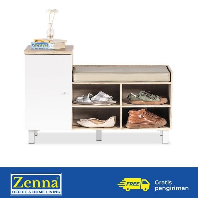 Murah Zenna Rak Sepatu 98 / Lemari Sepatu Minimalis