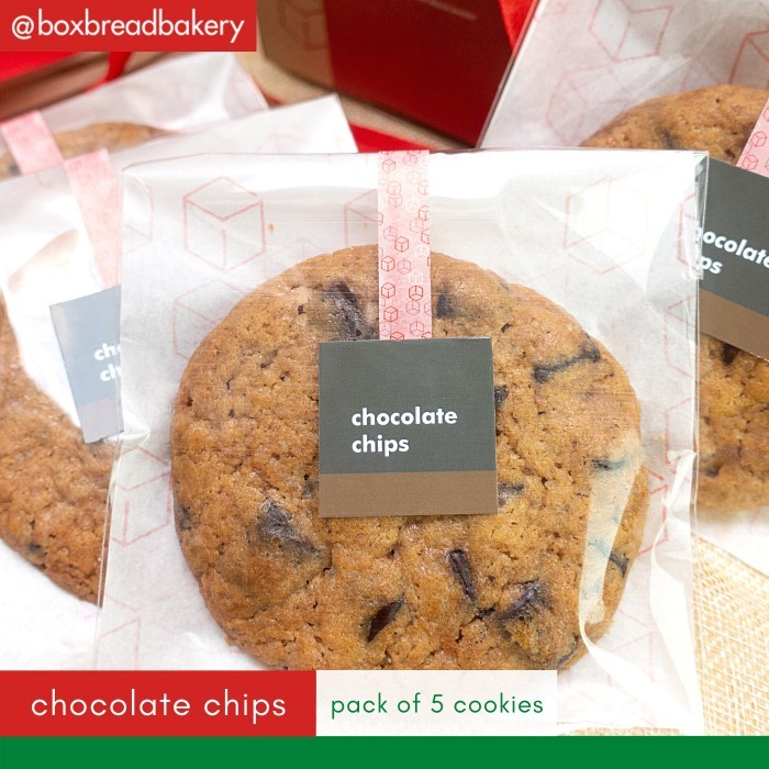 

Cookies Chocolate Chips (Pack of 5) - BoxBread Premium Cookies