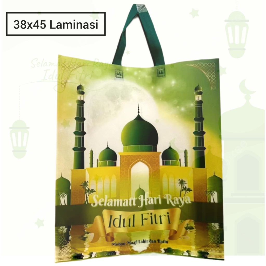 

V2_Tas Kain 30X40/38X45/Laminisi Idul Fitri/Goodie Bag Idul Fitri/ Tas Kain Tebal / tas Bingkisan Ramadhan