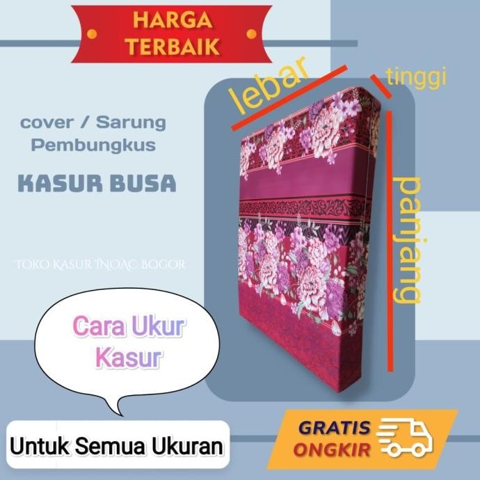 Sarung / Cover Inoac Kasur, Kasur Lipat, Sofa Lipat, Sofa Bed