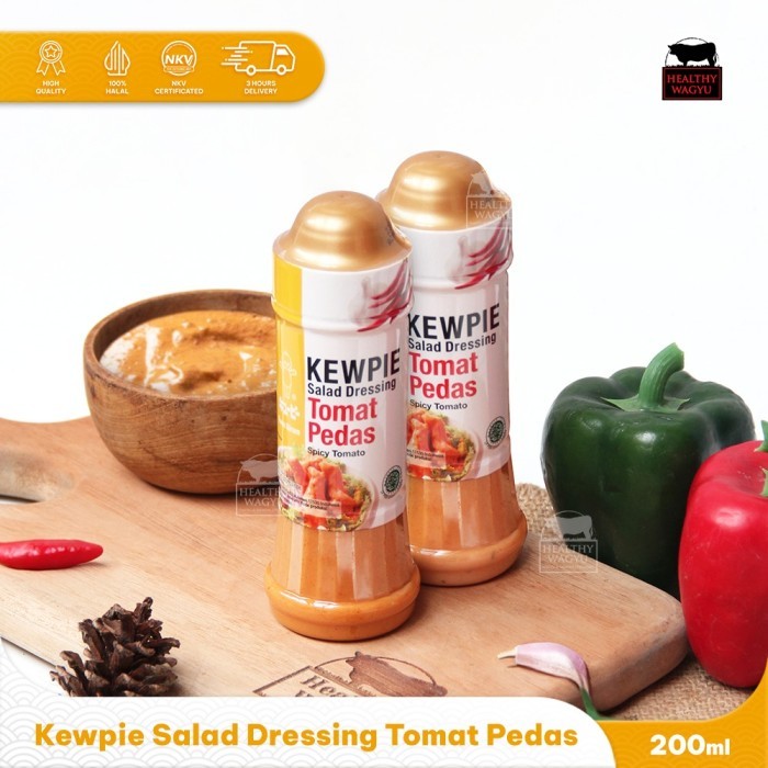 

Kewpie Tomat Pedas Salad Dressing Saus Sayur Buah 200ml