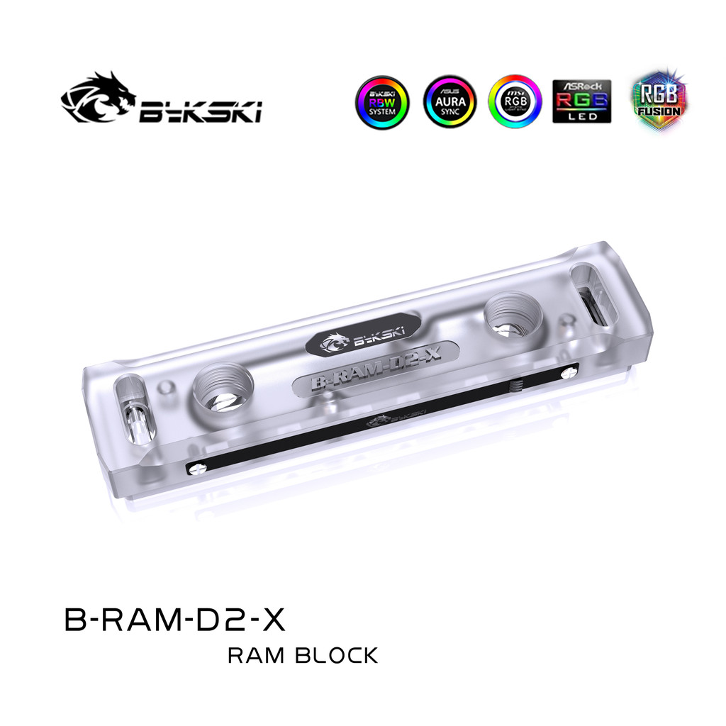 HSL RAM RGB CPU Cooler RAM Heatsinks Water Cooling Block or Dual Channel 2pcs RAM Cooled / Copper Co