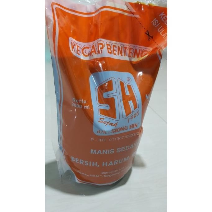 

Kecap SH Benteng Refil Ukuran 2000 ML