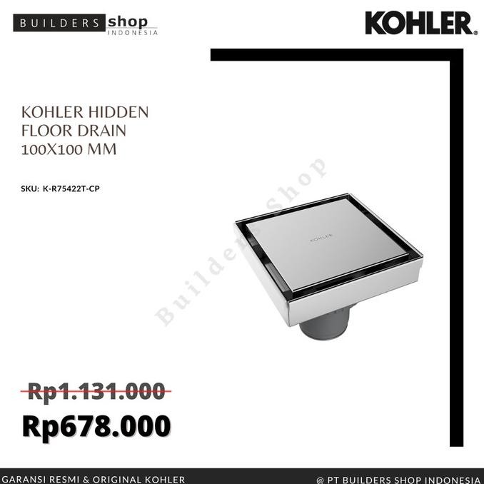 KOHLER - Hidden Floor Drain | K-R75422T-CP