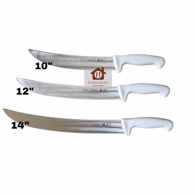 Tramontina Cimeter Butcher Knife / Pisau sembelih pengupas kulit ORIGINAL