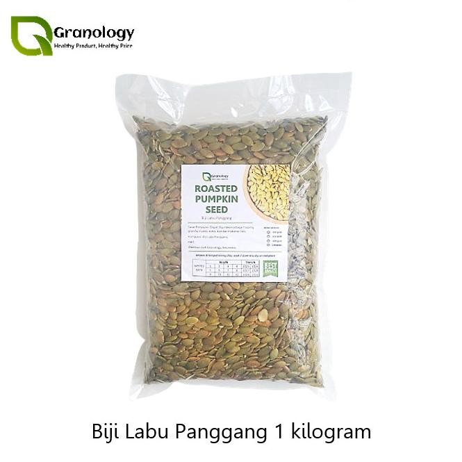 

Biji Labu Oven / Roasted pumpkin Seed (1 kilogram) by Granology