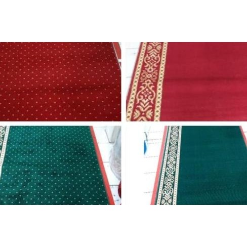 Karpet Sajadah Masjid ALMIRA tebal 11 mm ukuran 120x600 cm Karpet Sajadah Rol Terlaris