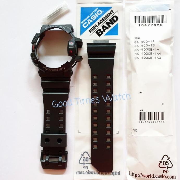 Sale Paket Strap Bezel G-Shock Ga-400-1B Ga 400 Casio Original Fit Ga 400Gb
