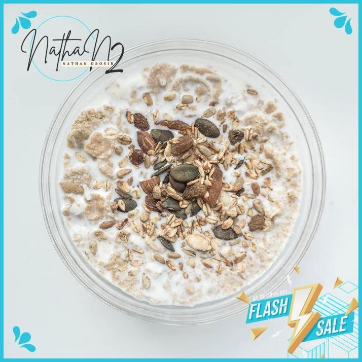 

WELLNESS MUESLI 500 GR | SEREAL OATMEAL BY NATHAN'S GROSIR BERKUALIAS !!!