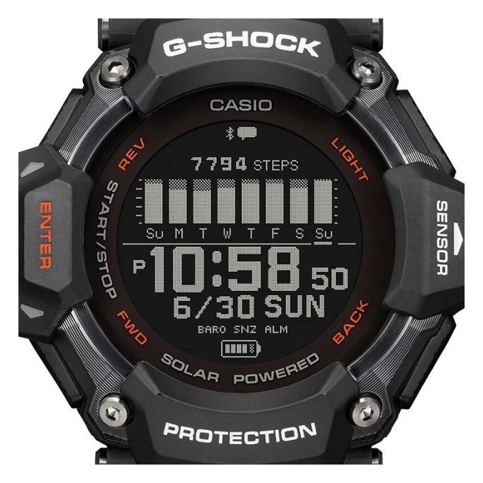 Promo Jam Tangan Casio G-Shock Gbd-H2000-1Adr G-Squad Tough Solar Black