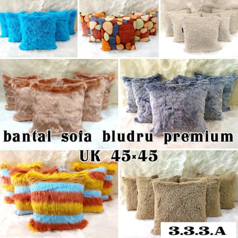 AURORAE SARUNG BANTAL KURSI/SARUNG BANTAL SOFA BULU/SARUNG BANTAL SOFA BULU BLUDRU/SARUNG BANTAL KUR