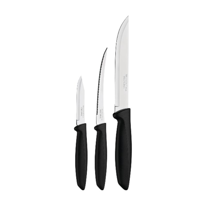 Pisau Set 3pcs Knife Set Tramontina Plenus 23498013