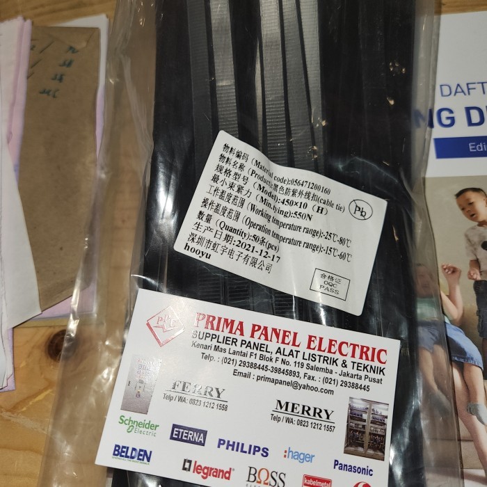 

KABEL TIES 45CM LEBAR 10MM READY STOK. KUALITAS TEBAL