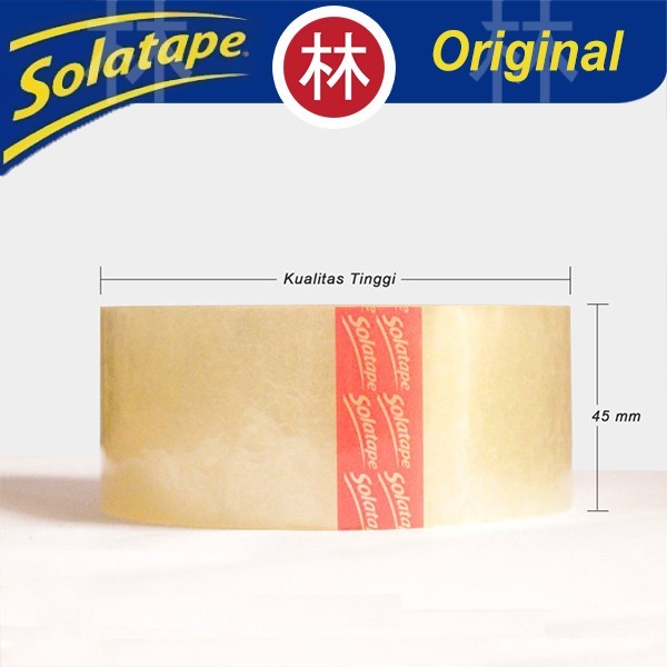 

SOLATAPE LAKBAN ISOLASI COKLAT / BENING 45MM (2 INCH) X 90 YARD ORI
