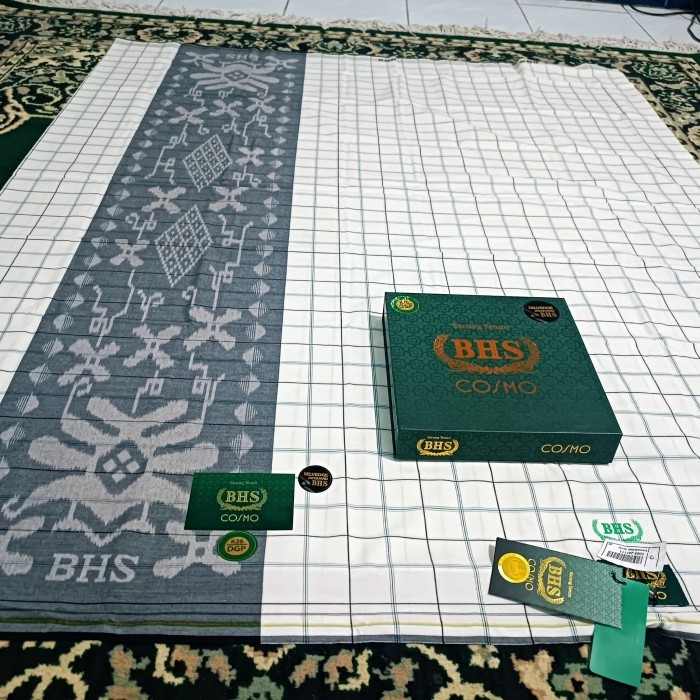 Sarung BHS JADUL PUTIH TUMPAL KEMBANG ORIGINAL