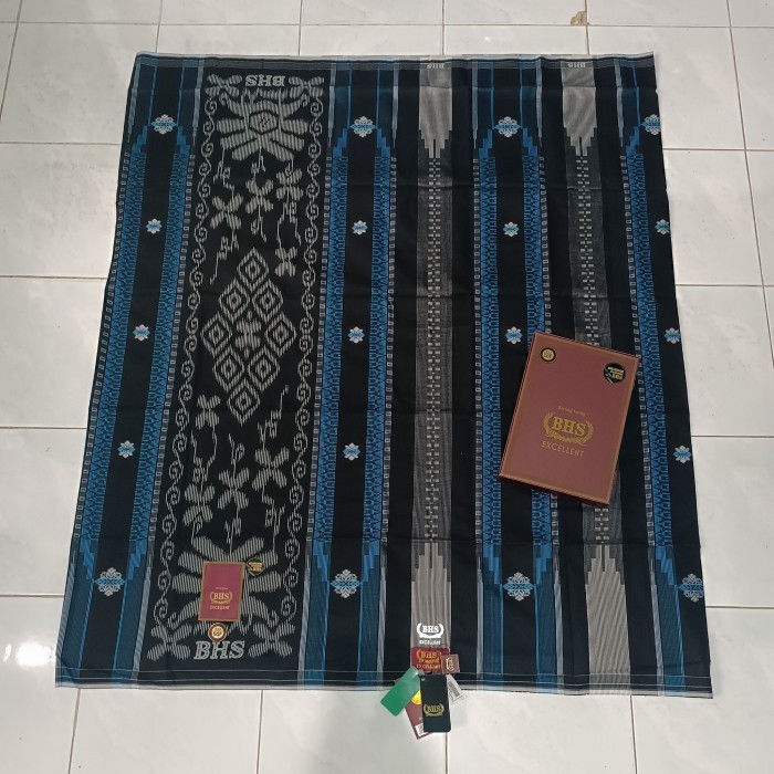 SARUNG BHS EXCELENT Hitam putih SONGKET TERBARU