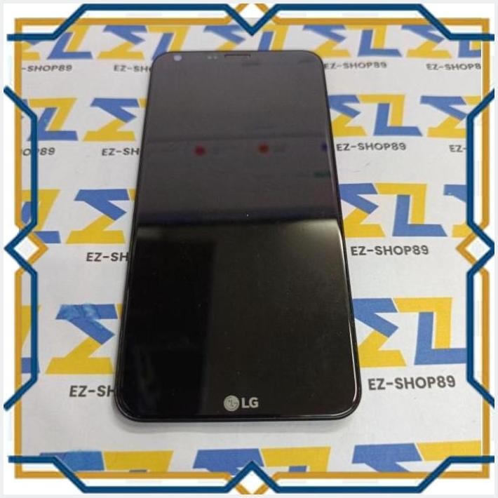 [ezs] lcd touchscreen lg q6+ (m700dsk) bekas black