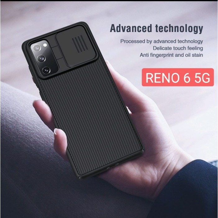 GRATIS ONGKIR OPPO RENO 6 5G CAMSHIELD MIRIP NILKIN SILIKON CASING SOFT CASE HP