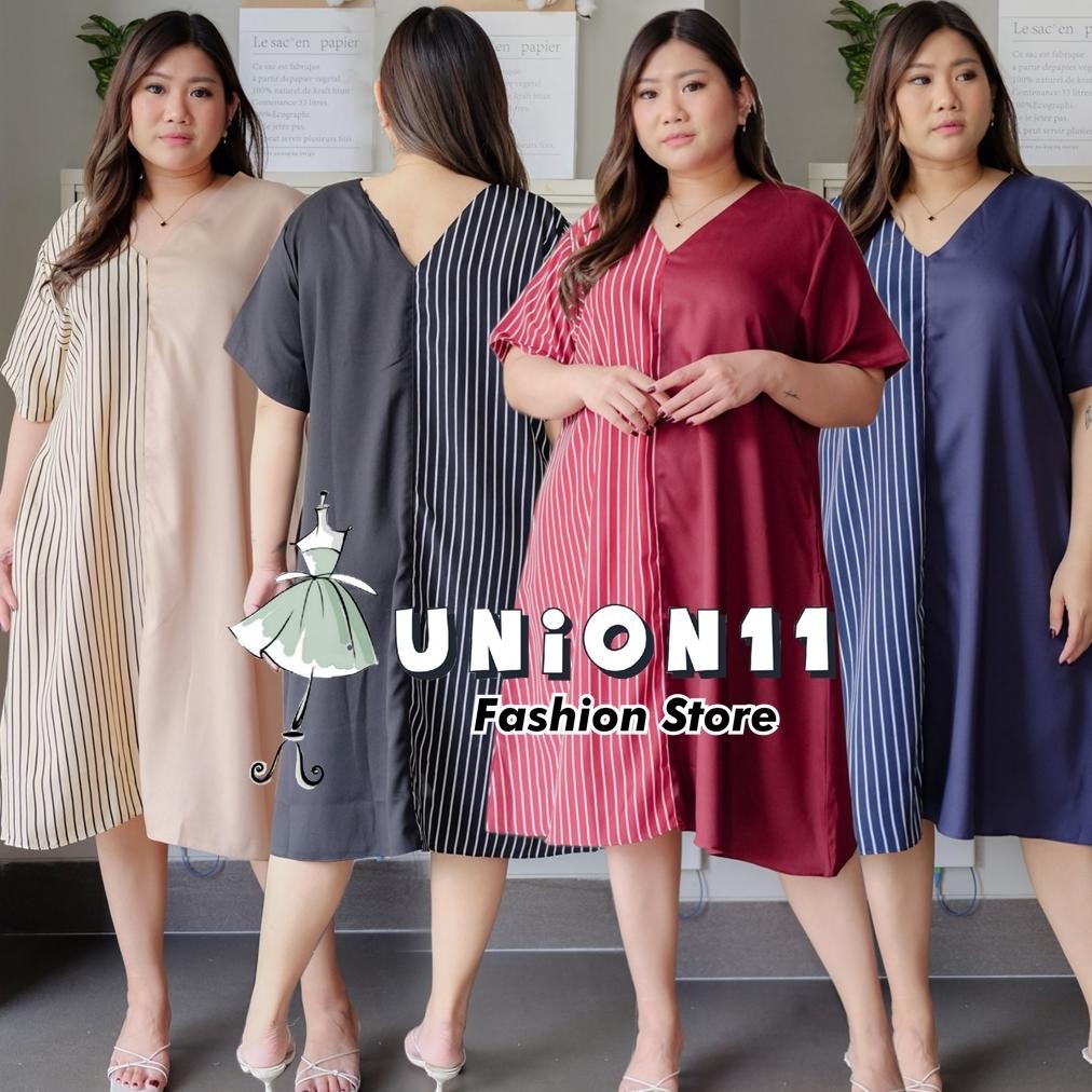 Dress Jumbo Wanita Ld 130 / Baju Jumbo Wanita / Baju Kerja Wanita Bigsize / Dress Jumbo Wanita / Dre