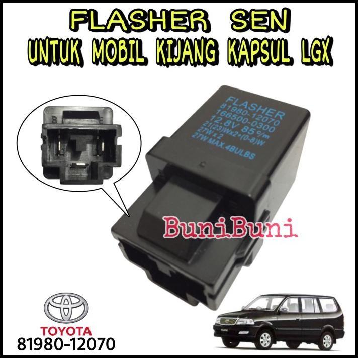 Flasher / Flaser Otomatis Sen Mobil Toyota Kijang Kapsul Lgx 7K Efi