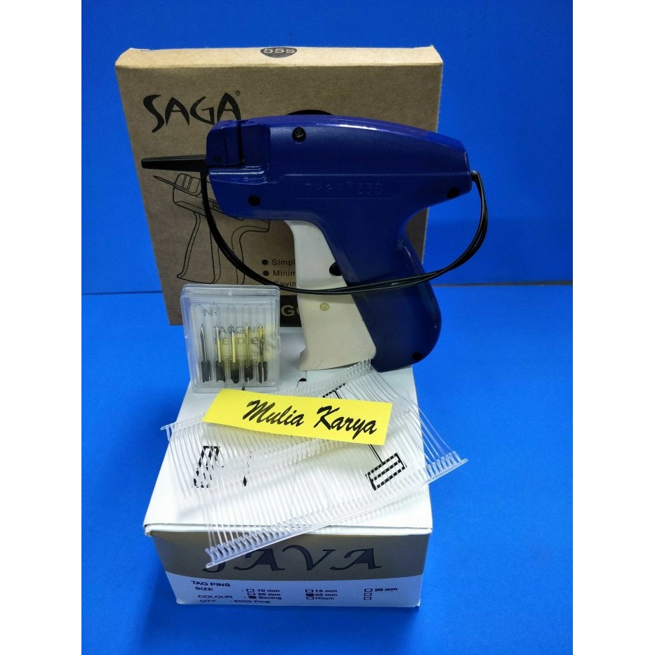 Paket Tag Gun Saga + 5 Jarum + 5000 Pcs Tag Pin Berkualitas