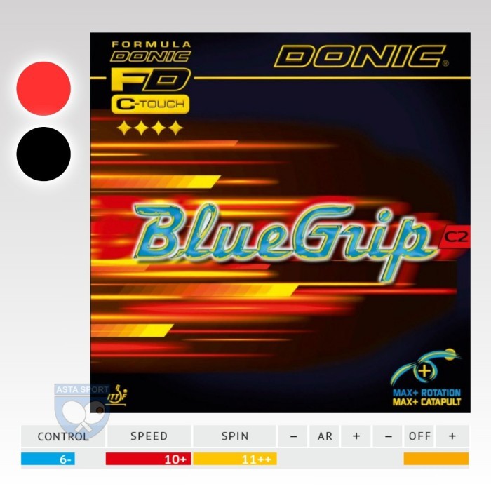 Karet Rubber Pingpong Tenis Meja Donic Bluegrip C2