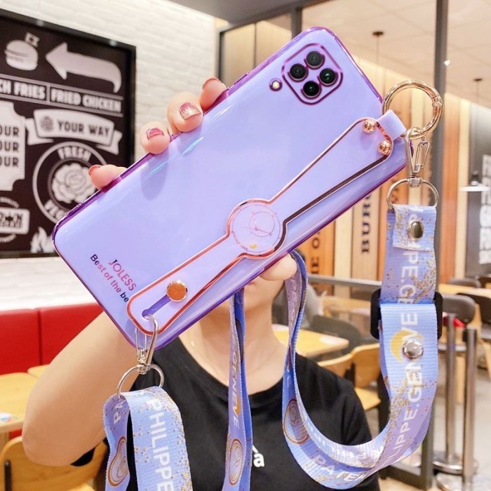 PROMO CASE SAMSUNG A22 4G TALI SLEMPANG STRAP HAND SILIKON CASING HP