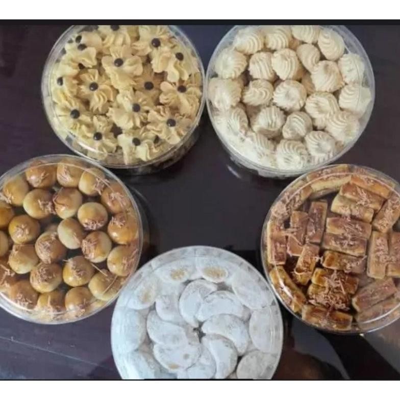 

ty-65 Paket kue lebaran 3 toples ( kue nastar, kue putri salju, kue kastengel )(uk.250 gr) Original