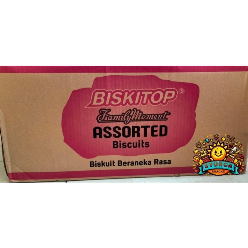 

lumineeroffc biskitop family moment assorted biscuit / biskuit lebaran dus (isi 6 @600gr)