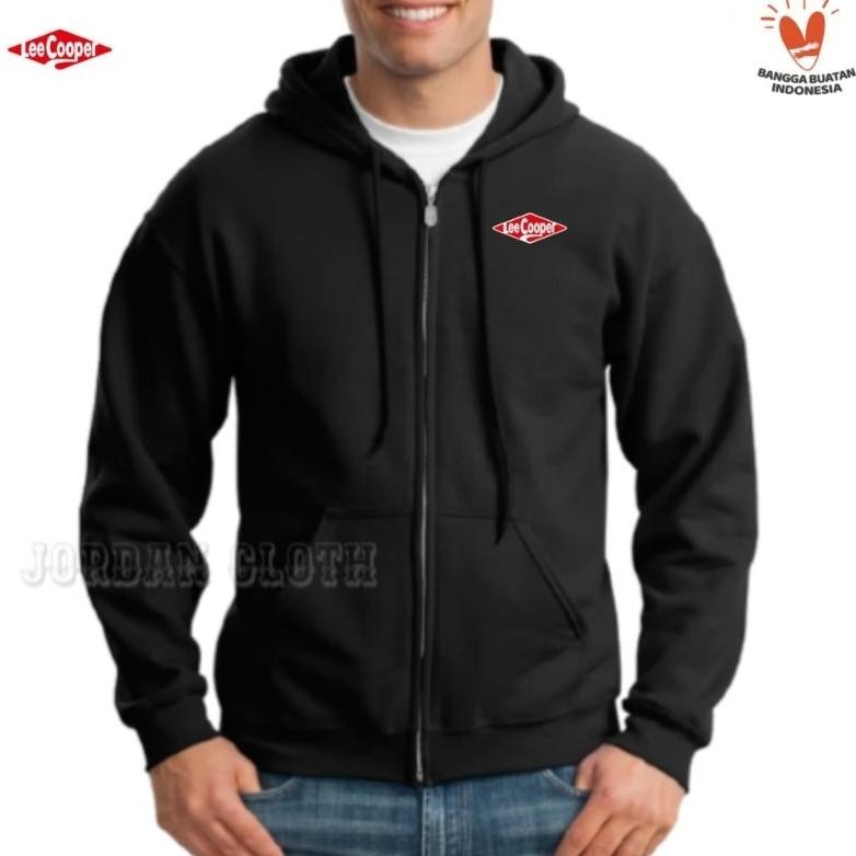Hoodie Zipper Sweater Jaket Lee Cooper