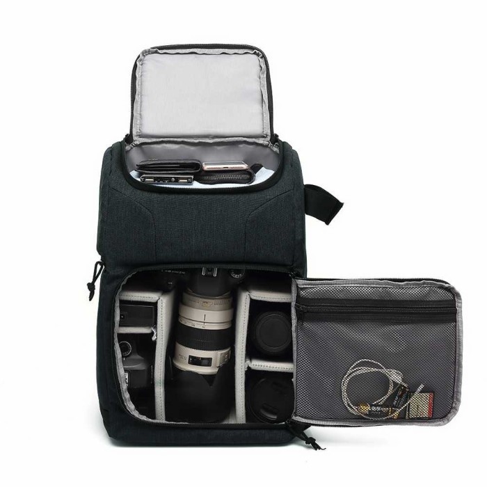 Tas Ransel Kamera DSLR Multifungsi Waterproof