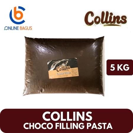 

terbaru !!! collins coklat filling pasta 5kg ready