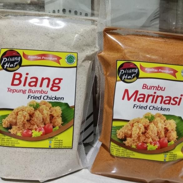 

Paet Biang Tepung Dan Bumbu Marinai Ayam Goreng Fried Chien 1G