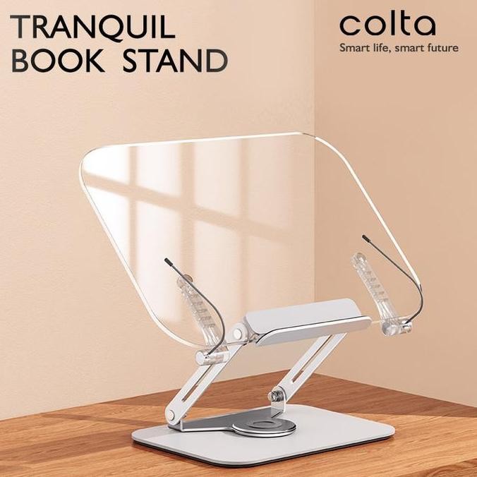

Colta Tranquil Transparant Book Stand Dudukan Penjepit Tatakan Buku