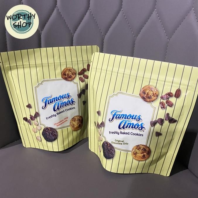 

Famous Amos [Fresh] Cookies Choco Chip Malaysia - 100Gr 200Gr 300Gram Berkualitas