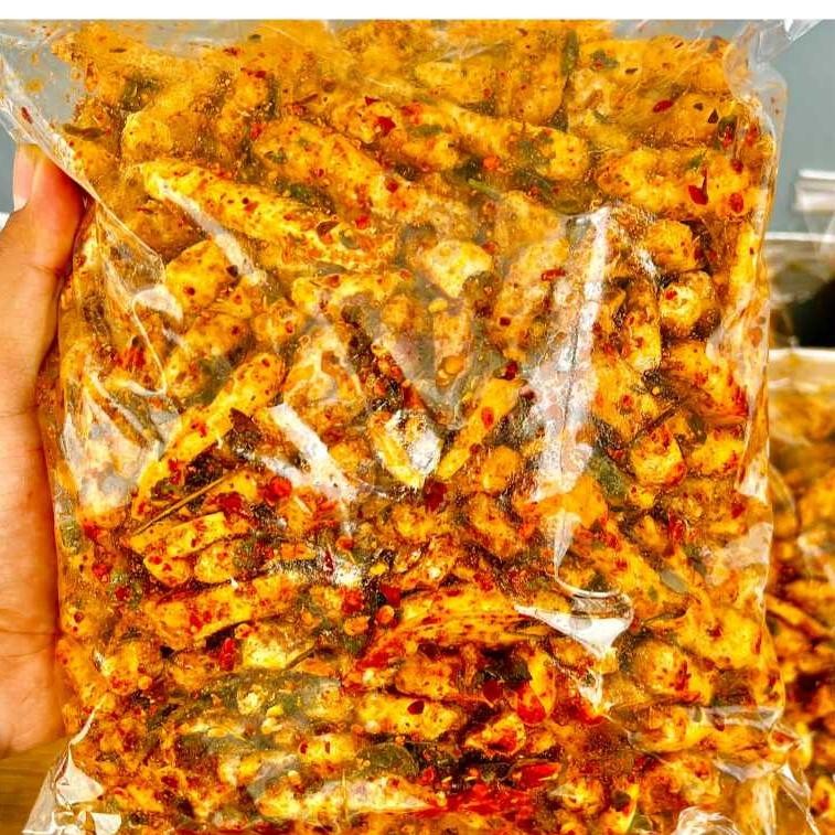 

er-6 BASRENG PEDAS 1KG REMPAH DAUN JERUK CEMILAN BANDUNG Viral
