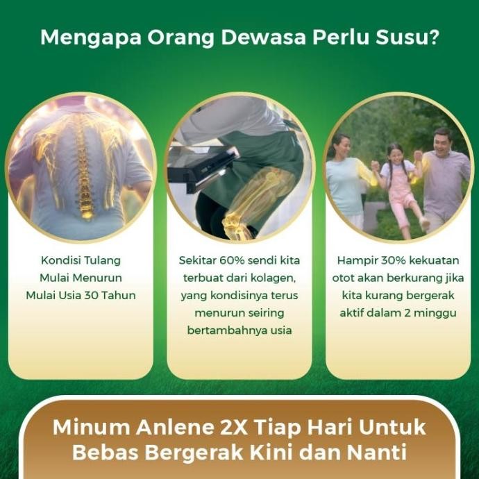 

Anlene Gold 5X Susu Bubuk Dewasa Original 600G - Tulang & Sendi