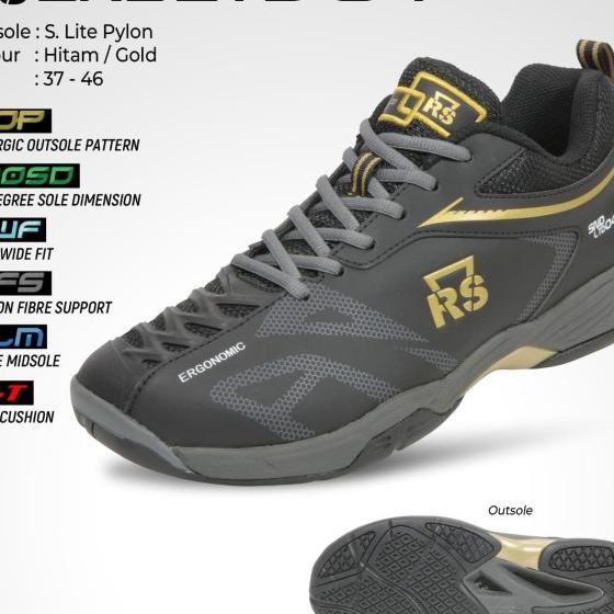RS SND LTD 04 Sepatu Badminton RS - SND 04 Limited Terlaris